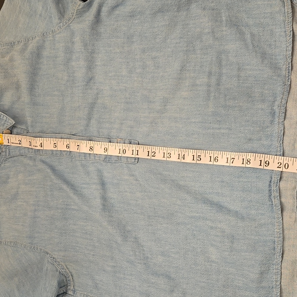 Gap Light Blue Button Down Shirt - image 7